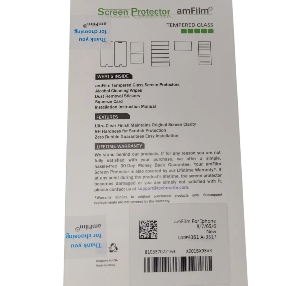 *FREE* Glass iPhone 8/7/6S/6 screen protector